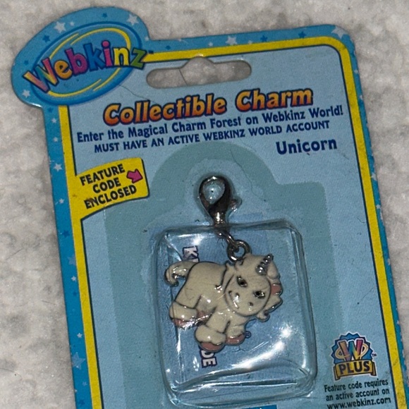 Ganz Webkinz Unicorn Collectible Charm - White - Picture 5 of 15
